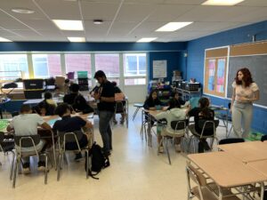 UMBC Classroom being observed.